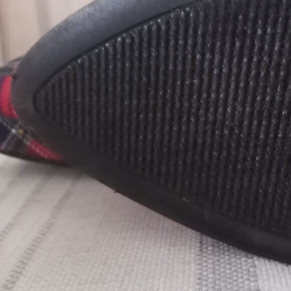 'C Comfort' Est 1946' Plaid/Tartan Platform Block Heeled Shoes Size 7M EUC - Picture 13 of 13